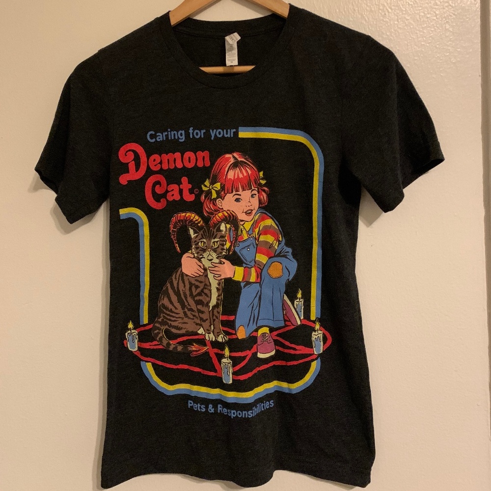 Demon Cat Graphic Tee